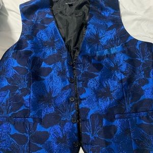 *SALE* Inc. Men fancy royal blue vest… XL